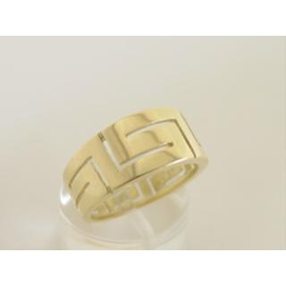 Gold 14k ring Greek key ΔΑ 000184  Weight:4.08gr