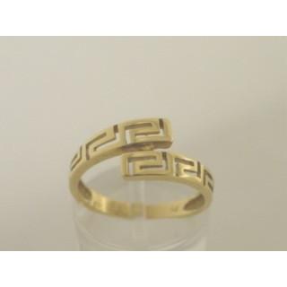 Gold 14k ring Greek key ΔΑ 000188  Weight:2.33gr