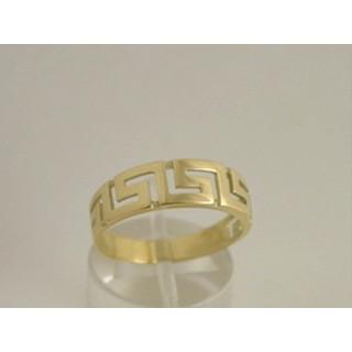 Gold 14k ring Greek key ΔΑ 000190  Weight:2.7gr