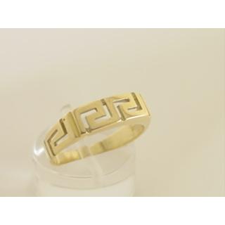 Gold 14k ring Greek key ΔΑ 000208  Weight:2.89gr