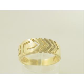 Gold 14k ring Greek key ΔΑ 000216  Weight:4.63gr