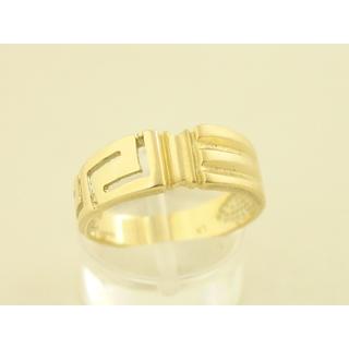 Gold 14k ring Greek key ΔΑ 000219  Weight:4.29gr