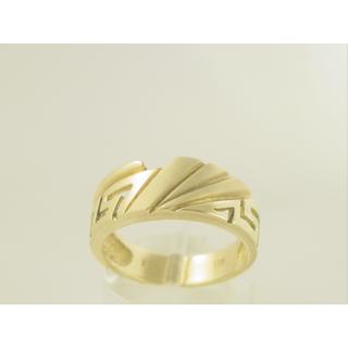 Gold 14k ring Greek key ΔΑ 000221  Weight:5.12gr
