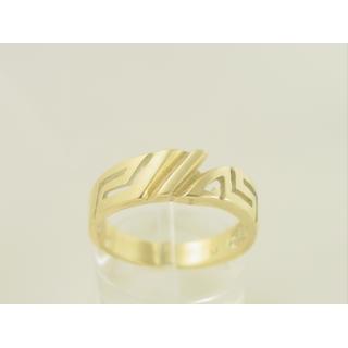 Gold 14k ring Greek key ΔΑ 000222  Weight:4.01gr