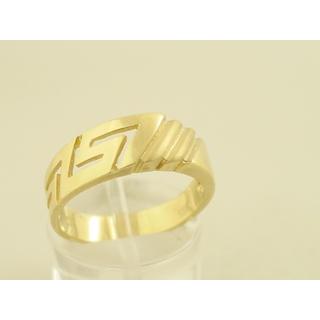 Gold 14k ring  Greek key ΔΑ 000223  Weight:3.92gr