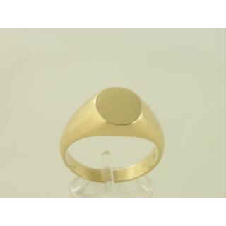 Χρυσό δαχτυλίδι Κ14 χωρίς πέτρες Ανδρικό Κόσμημα ΔΑ 000341  Βάρος:7.23gr