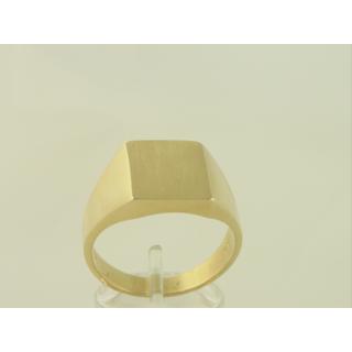 Gold 14k ring Men ΔΑ 000345  Weight:8.67gr