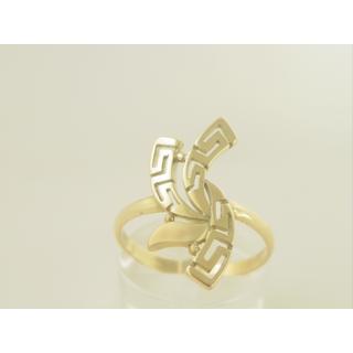 Gold 14k ring Greek key ΔΑ 000529  Weight:2.8gr