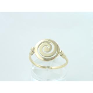 Gold 14k ring Spiral ΔΑ 000636  Weight:2.52gr