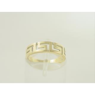 Gold 14k ring Greek key ΔΑ 000659  Weight:2.24gr