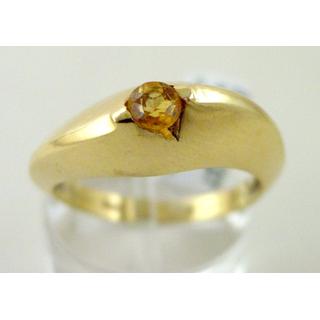 Gold 14k ring with semi precious stones ΔΑ 000727  Weight:4.17gr