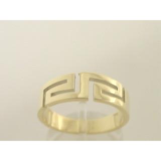 Gold 14k ring Greek key ΔΑ 000791  Weight:6.34gr