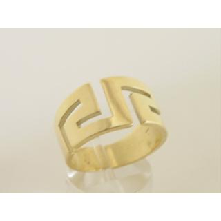 Gold 14k ring Greek key ΔΑ 000793  Weight:9.89gr