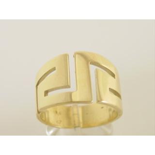 Gold 14k ring Greek key ΔΑ 000794  Weight:12.32gr