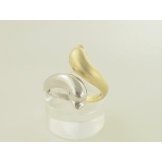 Gold 14k ring Dolphin ΔΑ 000810  Weight:3.95gr