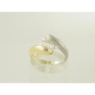 Gold 14k ring Dolphin ΔΑ 000853  Weight:3.3gr
