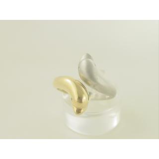Gold 14k ring Dolphin ΔΑ 000857  Weight:3.91gr