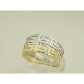 Gold 14k ring Greek key ΔΑ 000870  Weight:3.2gr