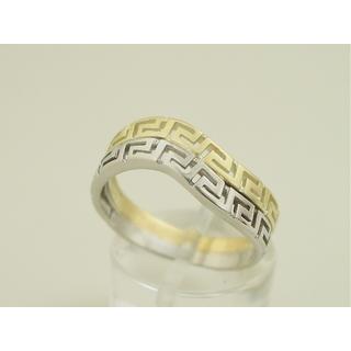 Gold 14k ring Greek key ΔΑ 000876  Weight:3.3gr