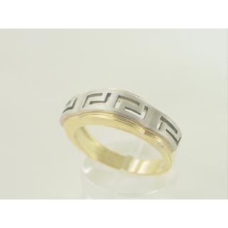 Gold 14k ring Greek key ΔΑ 000905  Weight:5.7gr