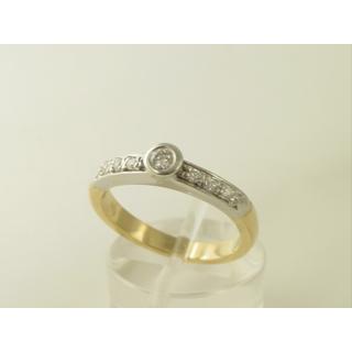Gold 14k ring with Zircon ΔΑ 000947  Weight:3.83gr