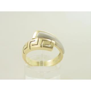 Gold 14k ring Greek key ΔΑ 000962  Weight:5.77gr