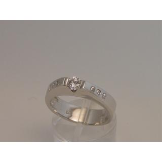 Χρυσό δαχτυλίδι Κ14 με πέτρες ζιργκόν Μονόπετρα-Κοσμήματα Γάμου ΔΑ 001011  Βάρος:5gr