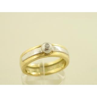 Gold 14k ring with Zircon ΔΑ 001020  Weight:6.95gr