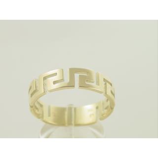 Gold 14k ring Greek key ΔΑ 001046  Weight:4.35gr