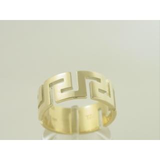 Gold 14k ring Greek key ΔΑ 001047  Weight:6.06gr