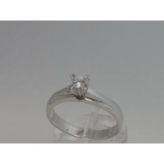 Gold 14k ring Solitaire with Zircon ΔΑ 001081  Weight:3.78gr