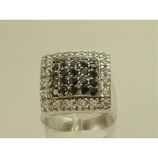 Gold 14k ring with Zircon ΔΑ 001137  Weight:14.65gr