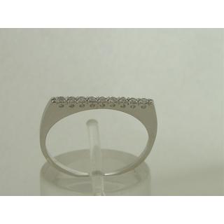 Gold 14k ring with Zircon ΔΑ 001189  Weight:2.08gr