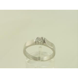 Gold 14k ring Solitaire with Zircon ΔΑ 001209  Weight:3.9gr