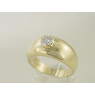 Χρυσό δαχτυλίδι Κ14 με πέτρες ζιργκόν Ανδρικό Κόσμημα ΔΑ 001223  Βάρος:9.18gr