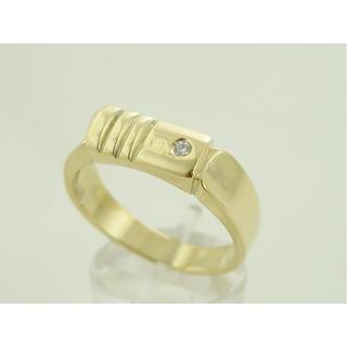 Χρυσό δαχτυλίδι Κ14 με πέτρες ζιργκόν Ανδρικό Κόσμημα ΔΑ 001259  Βάρος:7.9gr