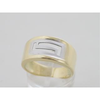 Gold 14k ring Greek key ΔΑ 001271  Weight:5.63gr