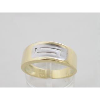 Gold 14k ring Greek key ΔΑ 001272  Weight:3.51gr