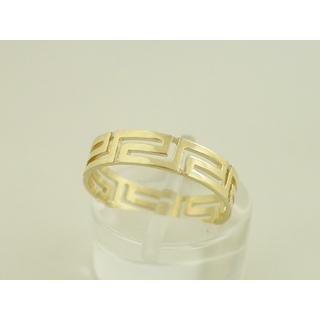 Gold 14k ring Greek key ΔΑ 001275  Weight:1.7gr