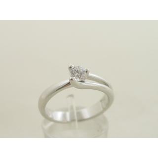 Gold 14k ring Solitaire with Zircon ΔΑ 001344Λ  Weight:4.62gr