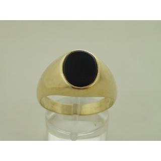 Χρυσό δαχτυλίδι Κ14 με ημιπολύτιμες πέτρες Ανδρικό Κόσμημα ΔΑ 001379  Βάρος:7.8gr