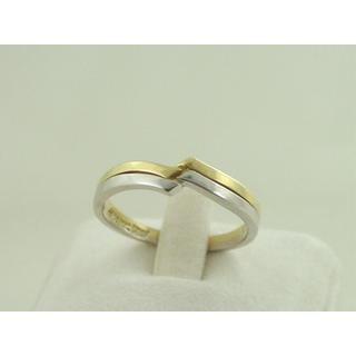 Χρυσό δαχτυλίδι Κ14 χωρίς πέτρες Μοντέρνα-Διάφορα ΔΑ 001394  Βάρος:1.83gr