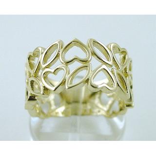 Gold 14k ring ΔΑ 001427  Weight:3.64gr