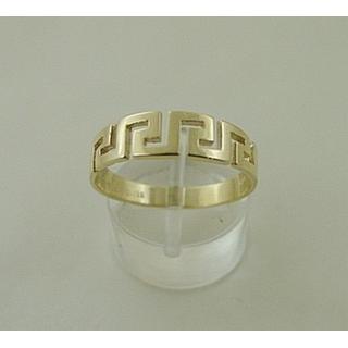 Gold 14k ring Greek key ΔΑ 001436  Weight:2.75gr