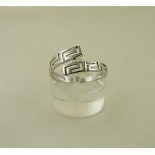 Gold 14k ring Greek key ΔΑ 001443  Weight:1.7gr
