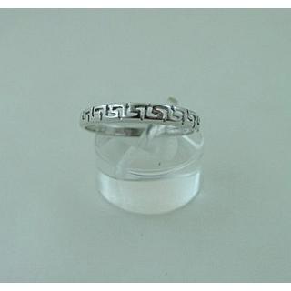 Gold 14k ring Greek key ΔΑ 001446  Weight:1.3gr