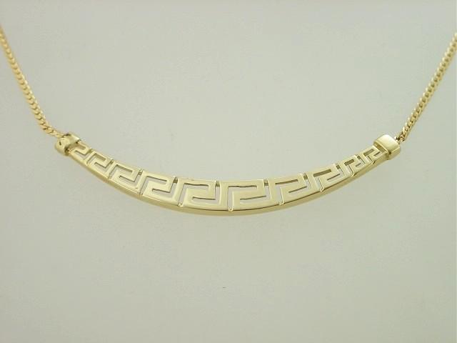 Greek key design necklace | It's All Greek