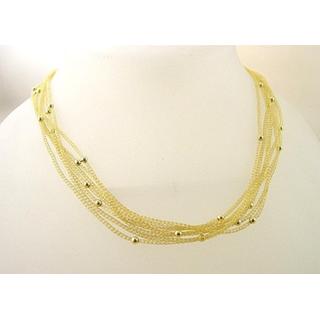 Gold 14k necklace ΚΟ 000172  Weight:7.8gr