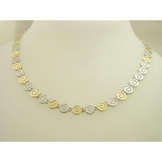 Gold 14k necklace Spiral ΚΟ 000218  Weight:24.32gr