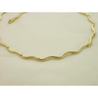 Gold 14k necklace ΚΟ 000251  Weight:15gr
